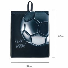 Мешок для обуви BRAUBERG KIDS, с петлей, 42х34 см, "Score ball", 272415 Мешок для обуви BRAUBERG KIDS, с петлей, 42х34 см, "Score ball", 272415 - фото 6