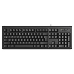Клавиатура проводная A4TECH KR-83, USB, 104 кнопки, черная, 533406