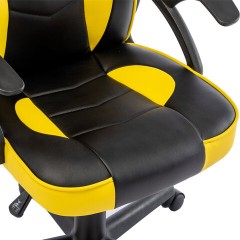 Кресло компьютерное BRABIX "Shark GM-203", экокожа, черное/желтое, 532514 Кресло компьютерное BRABIX "Shark GM-203", экокожа, черное/желтое, 532514 - фото 8