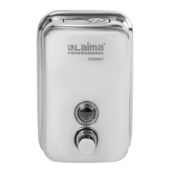 Дозатор для жидкого мыла LAIMA PROFESSIONAL INOX (гарантия 3 года), 0,5 л, нержавеющая сталь, зеркальный, 605394 - фото 2