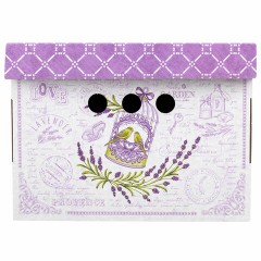Короб для хранения из плотного микрогофрокартона 330х250х185 мм, КОМПЛЕКТ 4 шт., BRAUBERG HOME "Лаванда", 271813 Короб для хранения из плотного микрогофрокартона 330х250х185 мм, КОМПЛЕКТ 4 шт., BRAUBERG HOME "Лаванда", 271813 - фото 5