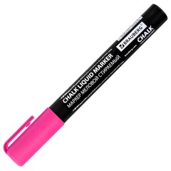 Маркер меловой CHALK LIQUID MARKER, РОЗОВЫЙ, 3 мм, стираемый, BRAUBERG "CHALK", 152586 - фото 7
