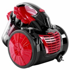 Пылесос CENTEK CT-2531 с контейнером "циклон", 1800 Вт, мощность всасывания 350 Вт, черный/красный - фото 3