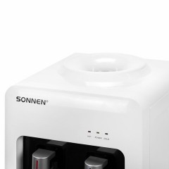 Кулер для воды SONNEN FSE-02A, напольный, НАГРЕВ/ОХЛАЖДЕНИЕ ЭЛЕКТРОННОЕ, 2 крана, белый, 455421 - фото 6