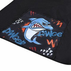 Накидка фартук с нарукавниками для труда ПИФАГОР, 1 карман, 46х54 см, "Angry shark", 272460 Накидка фартук с нарукавниками для труда ПИФАГОР, 1 карман, 46х54 см, "Angry shark", 272460 - фото 3