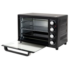 Мини-печь электрическая SONNEN EO-HL38K, 2000 Вт, 38 л, 3 режима нагрева, режим конвекции, таймер, механическое управление, черная, 458306 - фото 3