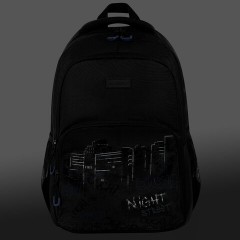Рюкзак BRAUBERG CONCEPT универсальный, 2 отделения, светоотражающий принт, Night city, 45х30х18 см, 272582 Рюкзак BRAUBERG CONCEPT универсальный, 2 отделения, светоотражающий принт, Night city, 45х30х18 см, 272582 - фото 10