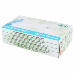 Перчатки нитриловые смотровые SFM Supersoft, Германия, 100 пар (200 штук), размер L (большой) Перчатки нитриловые смотровые SFM Supersoft, Германия, 100 пар (200 штук), размер L (большой) - фото 7