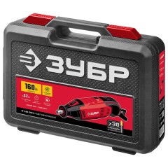 Гравер электрический 160 Вт, размер цанги 3,2 мм, 41 предмет, кейс, ЗУБР Мастер ЗГ-160 КН41 - фото 4