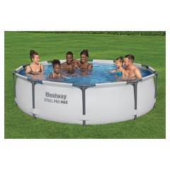 Каркасный бассейн, фильтр-насос 1249 л/ч, "Steel Pro Max" 305х76 см, 4678 л, усиленный каркас, BESTWAY, 56408 - фото 7