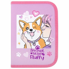 Пенал ПИФАГОР, 1 отделение, полиэстер, 19х13 см, "Fluffy akita", 272284 Пенал ПИФАГОР, 1 отделение, полиэстер, 19х13 см, "Fluffy akita", 272284 - фото 2