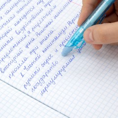 Ручки гелевые стираемые автоматические BRAUBERG "X-ERASE RT PASTEL COLOR", СИНИЕ, НАБОР 4 ШТ., пишущий узел 0,7 мм, линия 0,5 мм, 144426 - фото 12