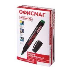 Маркер перманентный ОФИСМАГ, ЗЕЛЕНЫЙ, круглый наконечник, 3 мм, с клипом, 151200 Маркер перманентный ОФИСМАГ, ЗЕЛЕНЫЙ, круглый наконечник, 3 мм, с клипом, 151200 - фото 7