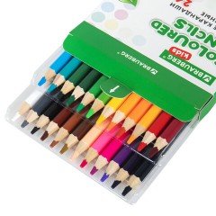 Карандаши цветные утолщенные BRAUBERG KIDS, 24 цвета, шестигранные, грифель 5 мм, натуральное дерево, 181879 Карандаши цветные утолщенные BRAUBERG KIDS, 24 цвета, шестигранные, грифель 5 мм, натуральное дерево, 181879 - фото 2