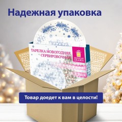 Тарелка сервировочная новогодняя с изображением "ЕЛОВЫХ ВЕТОК", 23 см, каменная керамика, ЗОЛОТАЯ СКАЗКА, 592548 - фото 9