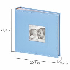 Фотоальбом BRAUBERG "Cute Baby" на 200 фото 10х15 см, под кожу, бумажные страницы, бокс, синий, 391142 Фотоальбом BRAUBERG "Cute Baby" на 200 фото 10х15 см, под кожу, бумажные страницы, бокс, синий, 391142 - фото 9