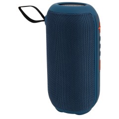 Колонка портативная влагозащищенная KAIGO (КАЙГО) BTW185, 20 Вт, Bluetooth, USB, Micro SD, AUX, RGB, TWS, FM, синяя, 514221 - фото 4