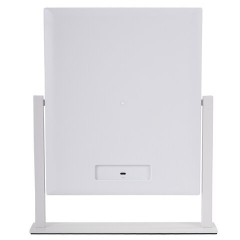 Зеркало для макияжа гримерное с подсветкой, 9 LED-ламп, 3 режима свечения, размер 25х30 см, работа от сети 220 V, цвет белый, BRABIX, 609335 - фото 5