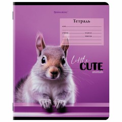 Тетрадь 12 л. BRAUBERG, клетка, обложка картон, CUTE ANIMALS, 107266 Тетрадь 12 л. BRAUBERG, клетка, обложка картон, CUTE ANIMALS, 107266 - фото 7