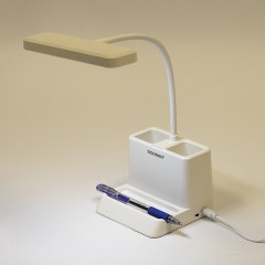 Настольная лампа / светильник беспроводная SONNEN PT-302, органайзер, USB, LED, 3 Вт, 3 режима, 238783 - фото 9