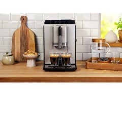 Кофемашина BOSCH TIE20301, 1300 Вт, объем 1,4 л, автокапучинатор, серебристая/черная Кофемашина BOSCH TIE20301, 1300 Вт, объем 1,4 л, автокапучинатор, серебристая/черная - фото 7