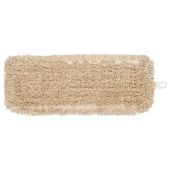 Насадка МОП плоская для швабры/держателя 40 см, уши/карманы (ТИП У/К), нашивной хлопок, LAIMA EXPERT, 605303