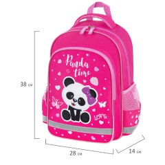 Рюкзак ПИФАГОР SCHOOL, 1 отделение, 3 кармана, "Panda time", 38x28х14 см, 271406 Рюкзак ПИФАГОР SCHOOL, 1 отделение, 3 кармана, "Panda time", 38x28х14 см, 271406 - фото 8
