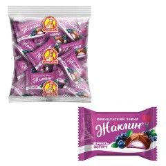 Конфеты глазированные СЛАВЯНКА "Жаклин", французский зефир со вкусом черника-йогурт, 1000 г, 30831 - фото 2