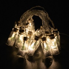 Электрогирлянда-нить комнатная "Бутылочки" 3 м, 20 LED, теплый белый, USB, ЗОЛОТАЯ СКАЗКА, 592203 Электрогирлянда-нить комнатная "Бутылочки" 3 м, 20 LED, теплый белый, USB, ЗОЛОТАЯ СКАЗКА, 592203 - фото 2