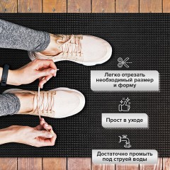 Коврик ДОРОЖКА 0,9х10 м, "ТРАВКА" ГРАФИТ пластиковый грязезащитный, щетина 10 мм, LAIMA EXPERT, 701069 Коврик ДОРОЖКА 0,9х10 м, "ТРАВКА" ГРАФИТ пластиковый грязезащитный, щетина 10 мм, LAIMA EXPERT, 701069 - фото 10