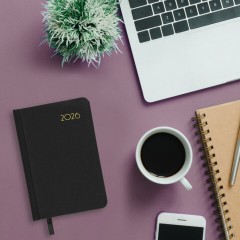 Ежедневник датированный 2026, МАЛЫЙ ФОРМАТ 100х150 мм, А6, BRAUBERG "Select", балакрон, черный, 117260 - фото 5