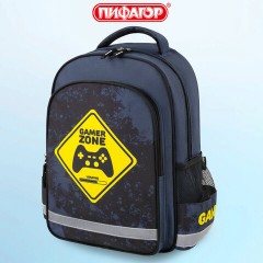Рюкзак ПИФАГОР SCHOOL, 1 отделение, 3 кармана, "Game zone", 38x28х14 см, 271407 Рюкзак ПИФАГОР SCHOOL, 1 отделение, 3 кармана, "Game zone", 38x28х14 см, 271407 - фото 18
