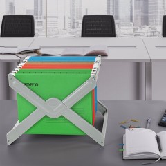 Подставка для подвесных папок STAFF, до 50 папок А4 / Foolscap, 406х307х290 мм, серая, 270939 - фото 8