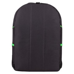 Рюкзак STAFF TRIP универсальный, 2 кармана, черный с салатовыми деталями, 40x27x15,5 см, 270788 - фото 6