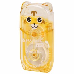 Корректирующая лента BRAUBERG KIDS "ЗВЕРЯТА", 5 мм х 8 м, механизм перемотки, корпус ассорти, блистер, 272499 Корректирующая лента BRAUBERG KIDS "ЗВЕРЯТА", 5 мм х 8 м, механизм перемотки, корпус ассорти, блистер, 272499 - фото 5