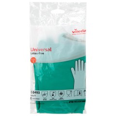 Перчатки VILEDA PROFESSIONAL нитриловые, МНОГОРАЗОВЫЕ, универсальные, антиаллергенные, S (малый), зеленый, 174379 - фото 2