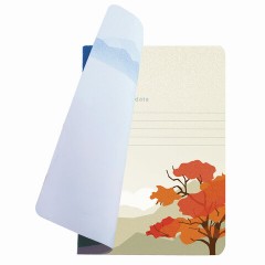 Тетрадь 40 л. в клетку обложка SoftTouch, бежевая бумага 70 г/м2, сшивка, А5 (147х210 мм), РЕКА, BRAUBERG, 403790 Тетрадь 40 л. в клетку обложка SoftTouch, бежевая бумага 70 г/м2, сшивка, А5 (147х210 мм), РЕКА, BRAUBERG, 403790 - фото 2