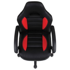 Кресло компьютерное BRABIX "Spark GM-201", экокожа, черное/красное, 532503 Кресло компьютерное BRABIX "Spark GM-201", экокожа, черное/красное, 532503 - фото 8