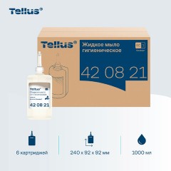 Картридж с жидким мылом одноразовый Tellus/TORK (Система S1) Advanced, 1 л, гигиенический эффект, 420821, 420820,420821 - фото 10