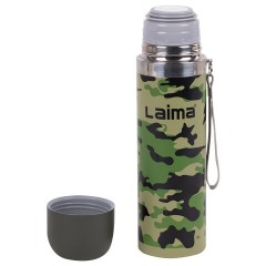 Термос LAIMA с узким горлом, 0,5 л, нержавеющая сталь, хаки, 601409 Термос LAIMA с узким горлом, 0,5 л, нержавеющая сталь, хаки, 601409 - фото 3