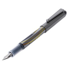 Ручка перьевая PILOT V-Pen, ЧЕРНАЯ, корпус серый, линия письма 0,58 мм, SVP-4M B - фото 5