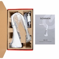 Настольная лампа-светильник SONNEN SM-01W на подставке, LCD-экран, СВЕТОДИОДНАЯ, 5 Вт, белый, 238233 Настольная лампа-светильник SONNEN SM-01W на подставке, LCD-экран, СВЕТОДИОДНАЯ, 5 Вт, белый, 238233 - фото 4