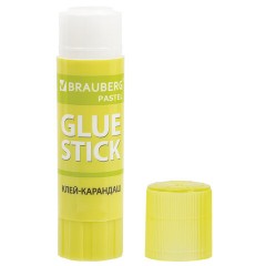 Клей-карандаш в пастельном корпусе BRAUBERG PASTEL, 15 г, PVP-основа, ассорти, 271249 - фото 4