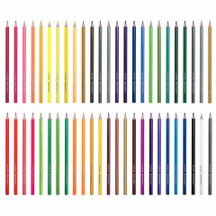 Карандаши цветные BRAUBERG KIDS NEW, 50 цветов, трехгранные, грифель 3 мм, 182004 Карандаши цветные BRAUBERG KIDS NEW, 50 цветов, трехгранные, грифель 3 мм, 182004 - фото 2