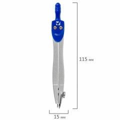 Готовальня BRAUBERG SCHOOL KIT, 8 предметов, циркуль 115 мм, чертежные принадлежности, металлический пенал со справочными материалами,210712 Готовальня BRAUBERG SCHOOL KIT, 8 предметов, циркуль 115 мм, чертежные принадлежности, металлический пенал со справочными материалами,210712 - фото 7