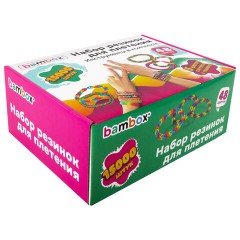 Набор резинок для плетения украшений 15 000 шт., 48 цветов, BAMBOX (БАМБОКС), 665974 - фото 6