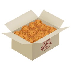 Печенье овсяное ДЫМКА "По-царски" с карамелизованной структурой и ароматом корицы 2,8 кг, А73 - фото 2
