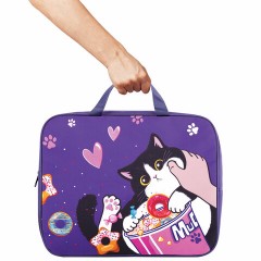 Папка на молнии с ручками BRAUBERG KIDS А4, 1 отделение, полиэстер, 80 мм, "Sweet cheeks", 272120 Папка на молнии с ручками BRAUBERG KIDS А4, 1 отделение, полиэстер, 80 мм, "Sweet cheeks", 272120 - фото 8
