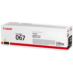 Картридж лазерный CANON (067Y) i-SENSYS LBP631Cw/MF655Cdw и другие, желтый, ресурс 1250 стр., ОРИГИНАЛЬНЫЙ, 5099C002