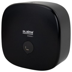 Диспенсер для туалетной бумаги LAIMA PROFESSIONAL PREMIUM BLACK (Система T2), малый, черный, ABS-пластик, 609521